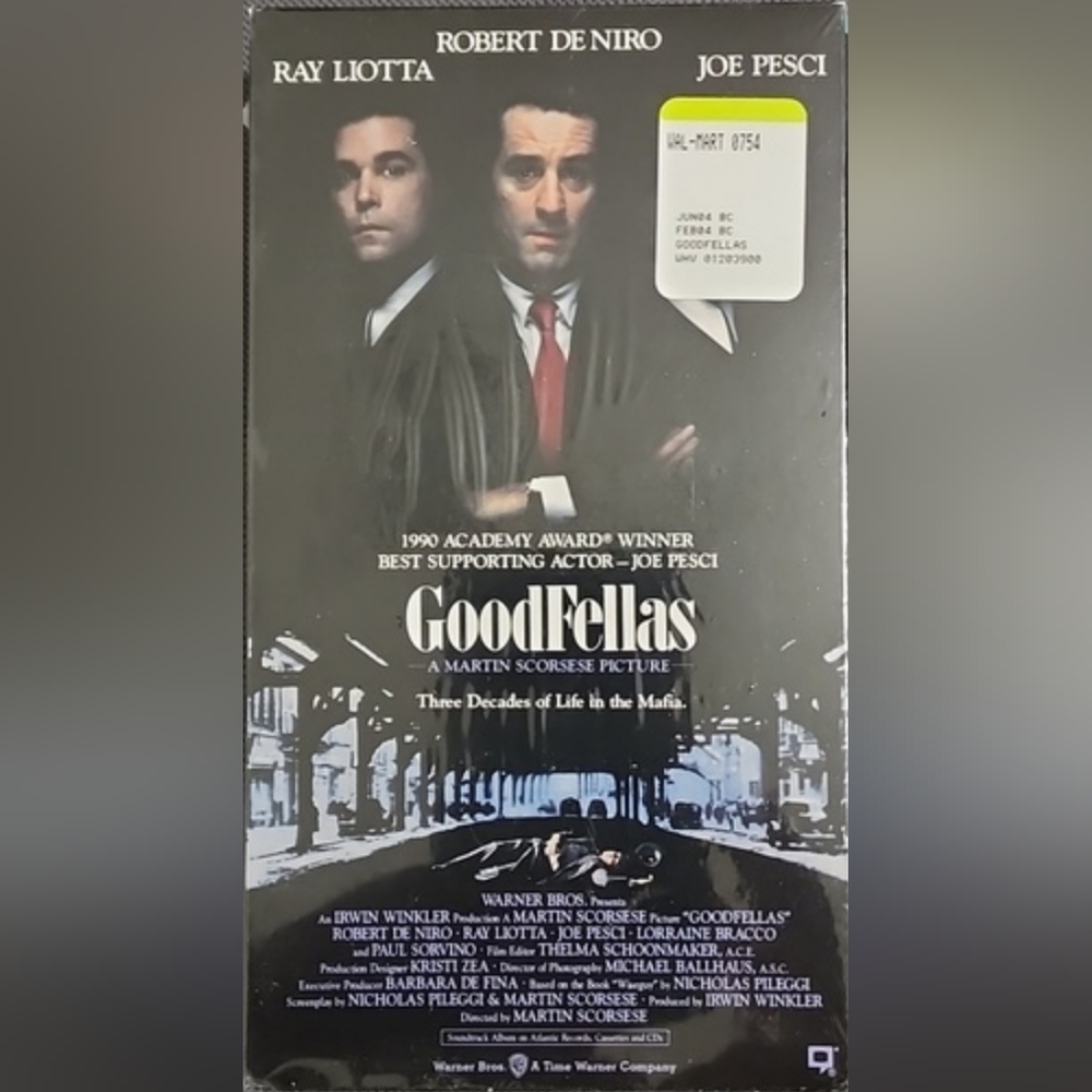 GoodFellas VHS Tape Movie New Sealed in Pack Never Opened